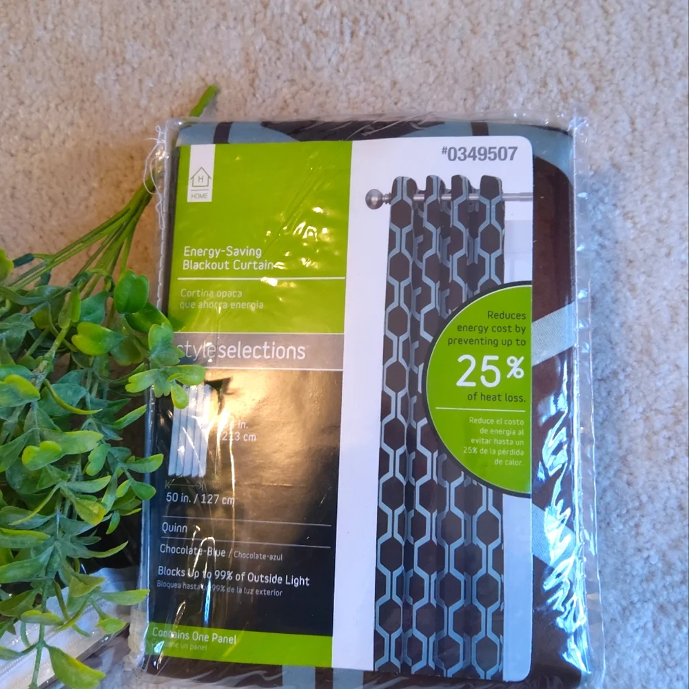 Curtains Panels Style Selections Blackout Set Of Two